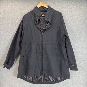 Zelos Womens Black Lightweight Jacket Full Zip Front Adjustable Cuffs‎ Size XL